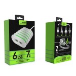 LDNIO A6702 6-port USB Home Charger Adapter