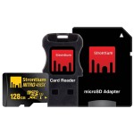STRONTIUM 3in1 Nitro 128GB Micro SD Card With Adapter And Card Reader