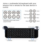 iPazzPort Mini Bluetooth Wireless Keyboard Remote with Backlit for Smart TVs Stick