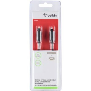 Belkin Toslink Male to Male 2M Optical Audio Cable (F3Y093bt2M)