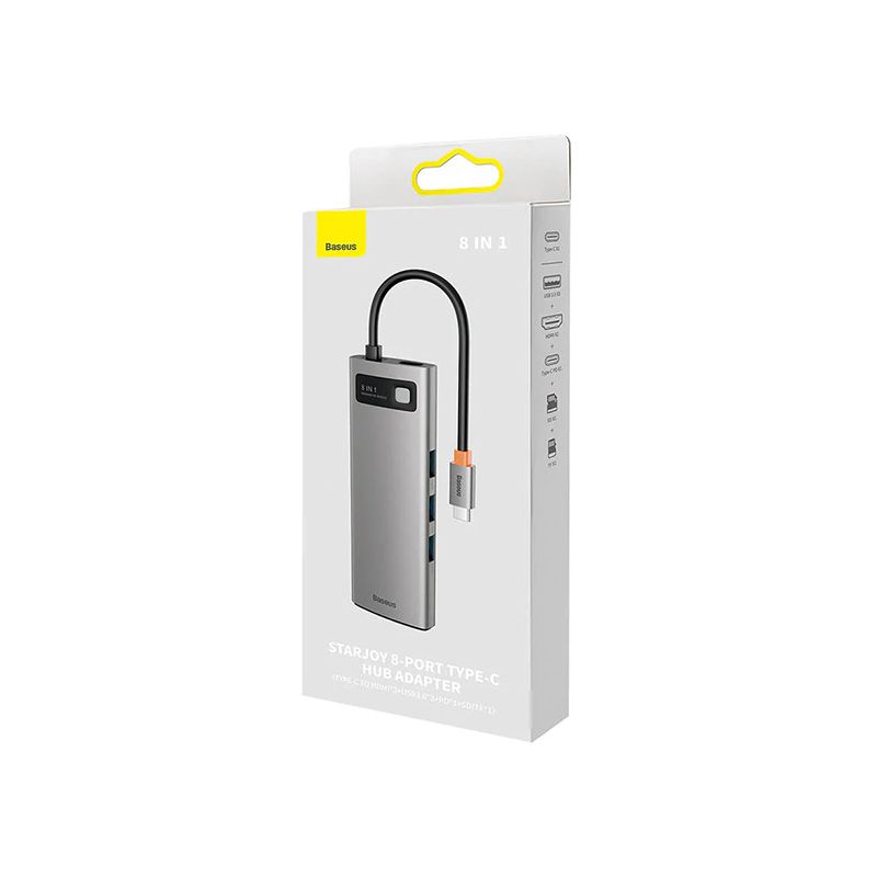 Baseus Starjoy 8-Port Type-C Hub Adapter