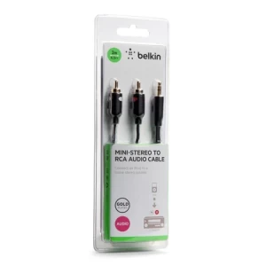 Belkin F3Y116BT2M Mini-Stereo To RCA Audio Cable