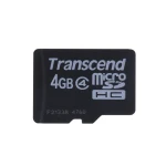 Transcend 4 GB Class 4 microSDHC Flash Memory Card TS4GUSDHC4