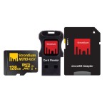 STRONTIUM 3in1 Nitro 128GB Micro SD Card With Adapter And Card Reader
