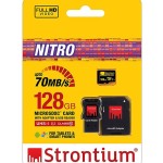 STRONTIUM 3in1 Nitro 128GB Micro SD Card With Adapter And Card Reader