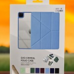 EVO Crystal Folio Case for iPad & Tablet Multi Folding Style