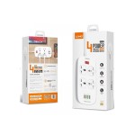 LDNIO SC4407 4 Power Socket + 4 USB Defender Series - 2500W